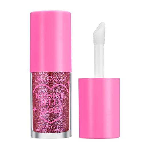 Too Faced Kissing Jelly Lip Oil Gloss |Sunflower & Jojoba Oils