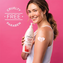 JERGENS ORIGINAL SCENT WITH CHERRY ALMOND ESSENCE DRY SKIN MOISTURIZER LOTION 600ML