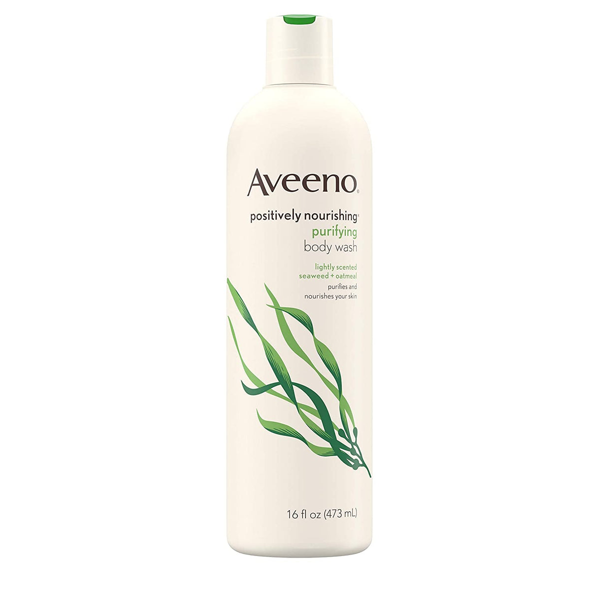 Aveeno Positively Nourishing Purifying Body Wash with Seaweed & Soothing Oatmeal - 473mL