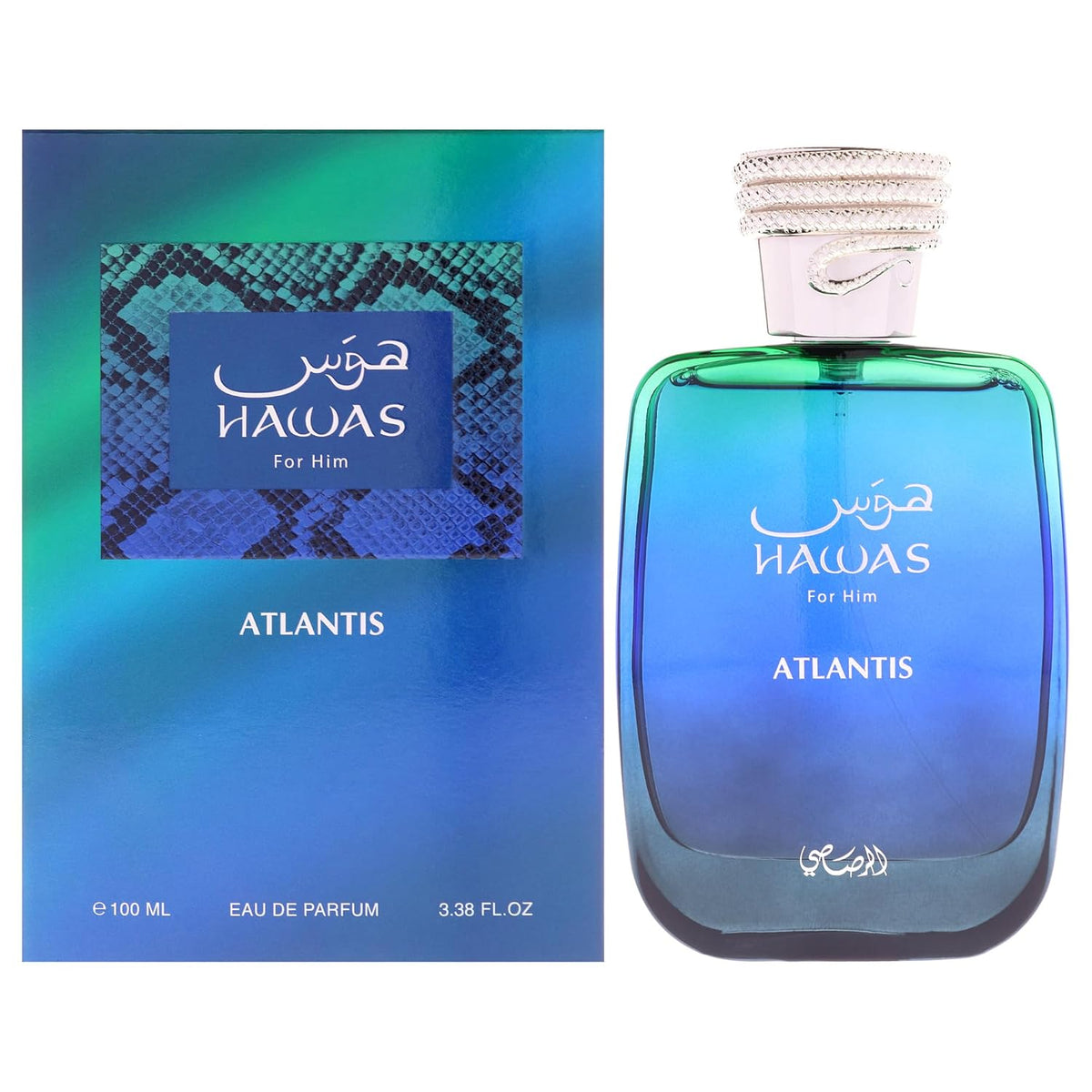 Rasasi Hawas Atlantis Eau De Parfum for Men – 100ml