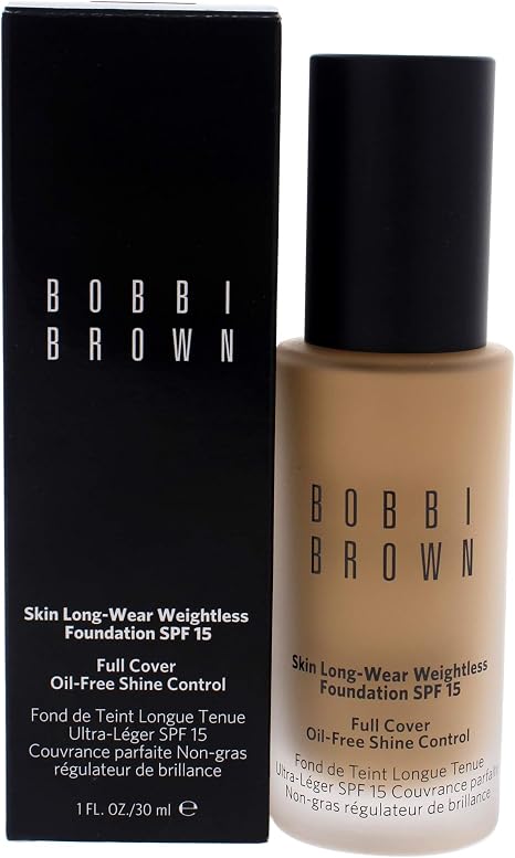 Bobbi Brown Skin Long-Wear Weightless Foundation SPF 15 in the shade W-054 Natural Tan (30 ml / 1 oz)