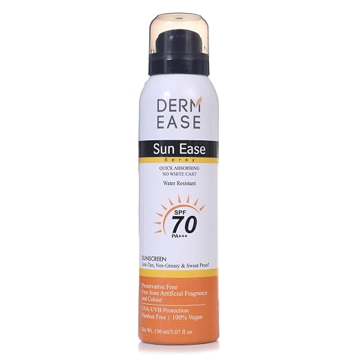 DERMEASE Sun Ease SPF 70+++ Sunscreen Spray - 150 ml