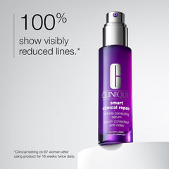 Clinique Smart Clinical Repair Wrinkle Correcting Face Serum With Hyaluronic Acid, Peptides + Advanced Retinoid Serum | Anti-Aging + Hydrating