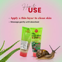CATHY DOLL ALOE VERA & SNAIL SERUM SOOTHING GEL 175GM
