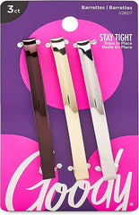 GOODY STAY TIGHT BARRETTES 3CT 02607