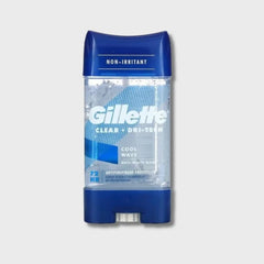 GILLETTE CLEAR + DRI-TECH COOL WAVE DEO STICK 107G