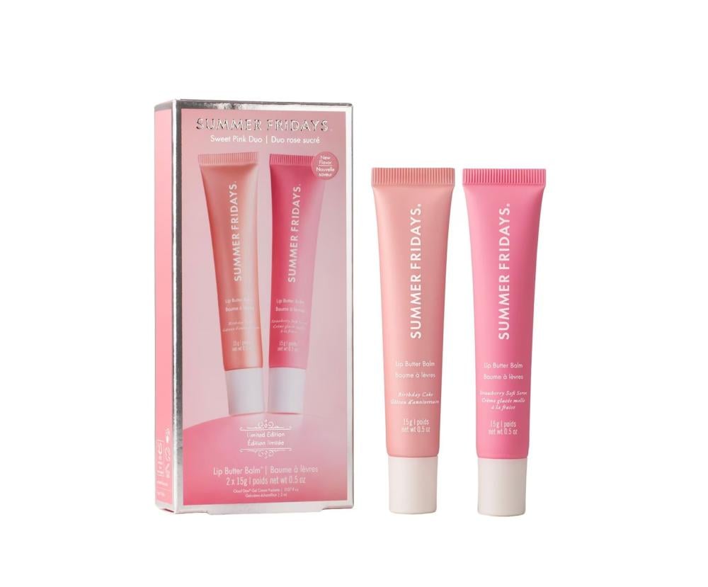 Summer Fridays Lip Butter Balm Sweet Pink Duo