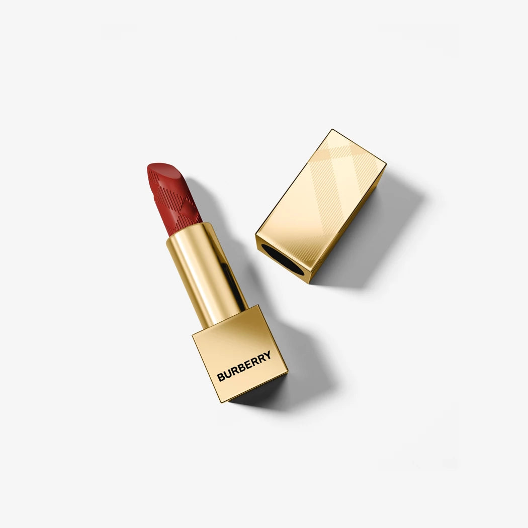 Burberry Kisses Matte Golden TB Monogram Collection Lipstick - #93 Russet
