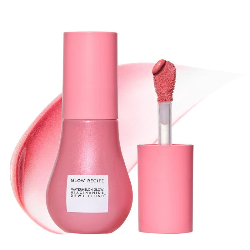 Glow Recipe Watermelon Glow Niacinamide Dewy Flush - Brightening Serum Blush-GLOW RECIPE WATERMELON GLOW NIACINAMIDE DEWY FLUSH TINED SERUM 12ML WATERMELON FLUSH