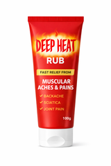DEEPHEAT RUB FAST RELIEF FROM MUSCULAR ACHES & PAINS 100G