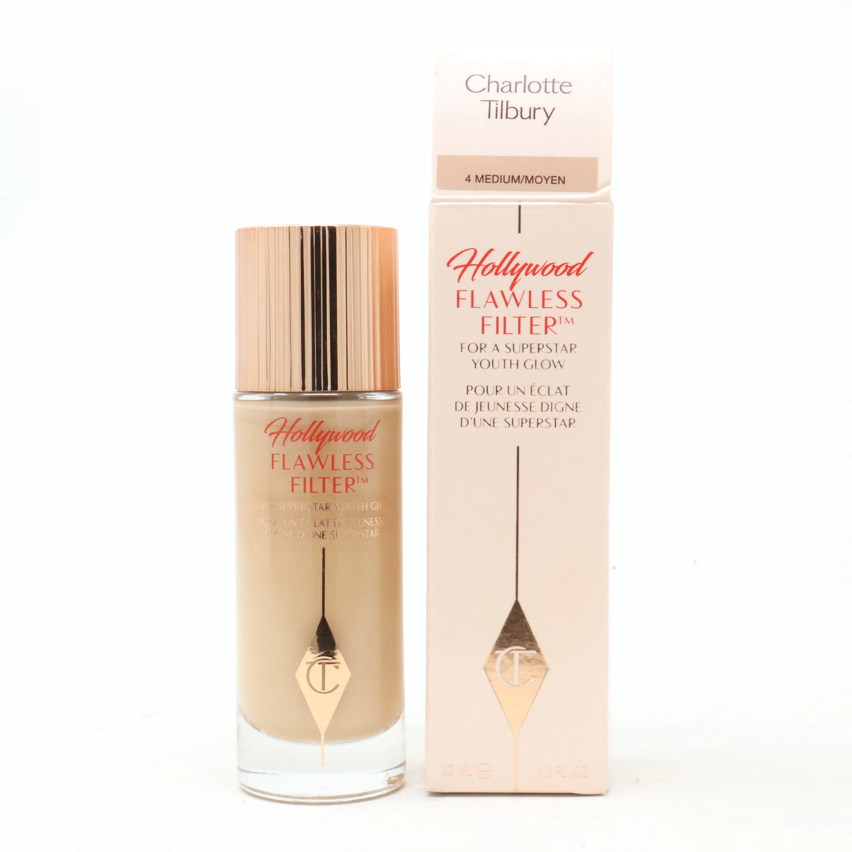 Charlotte Tilbury Hollywood Flawless Filter in the shade 4 Medium (Moyen)