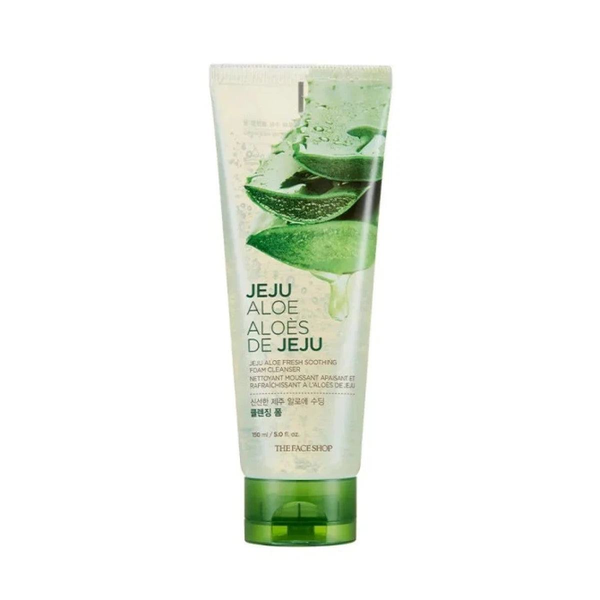 The Face Shop Jeju Aloe Fresh Soothing Foam Cleanser (150 ml)