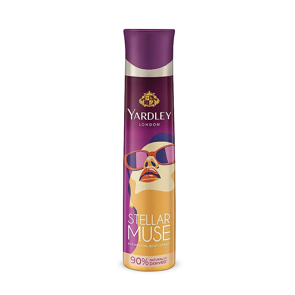 Yardley London Stellar Muse Refreshing Body Spray for Women (150 ml)