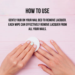 ON THE GO NAIL LACQUER REMOVER TRAVEL WIPES -RAINBOW BOUQUET - 30N