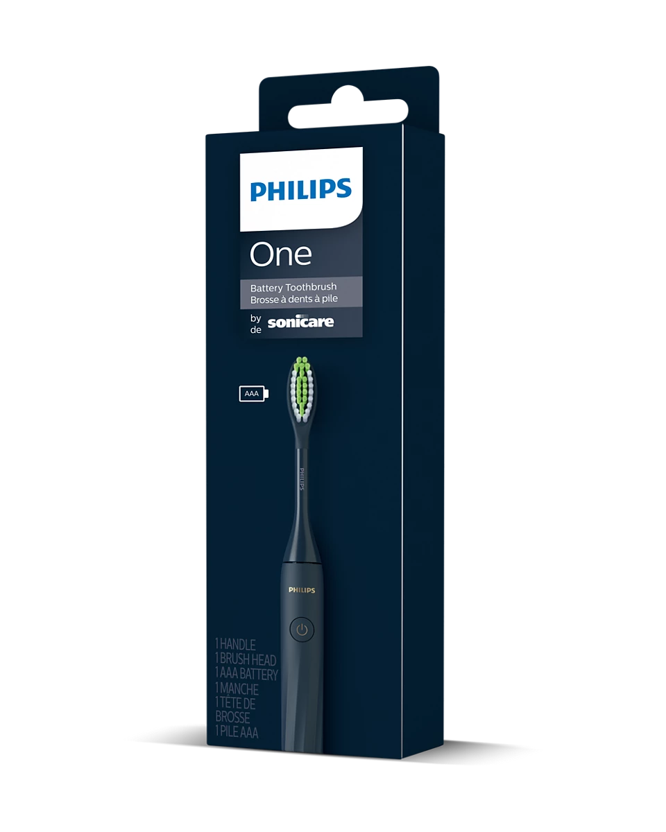 Philips One Electric Toothbrush By Sonicare HY1100/54 - Midnight Blue