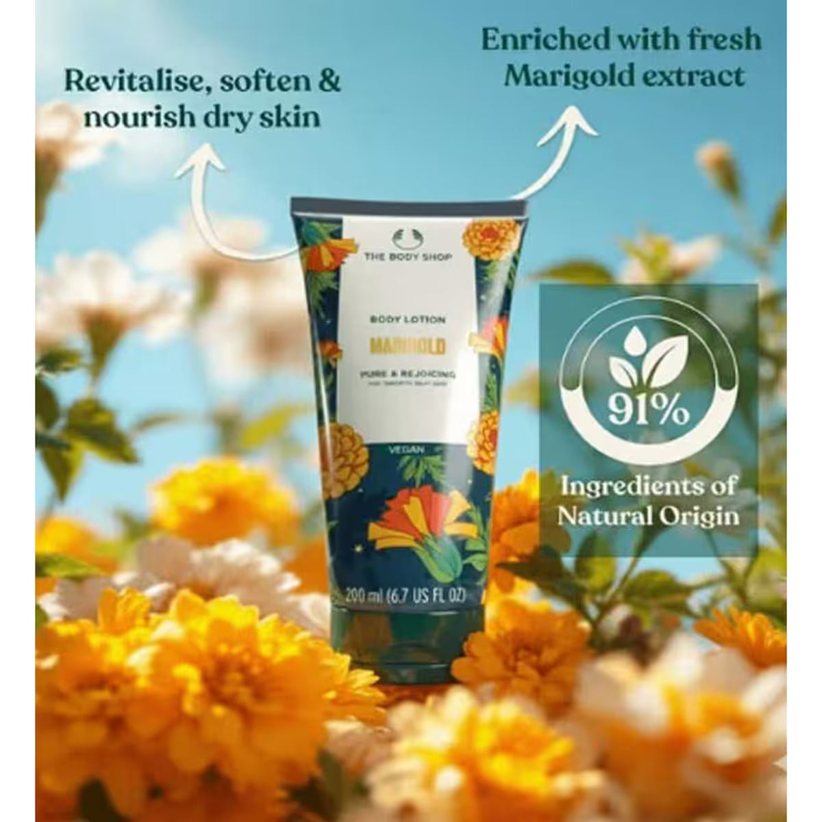 THE BODY SHOP MARIGOLD BODY LOTION 200ML