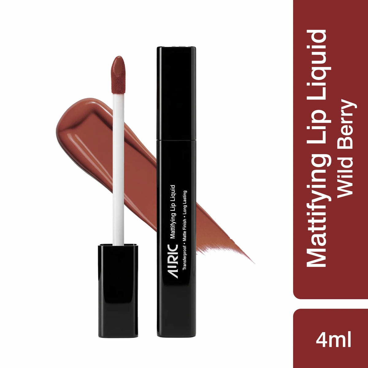 AURIC MATTIFYING LIP LIQUID 4ML 3310 WILD BERRY