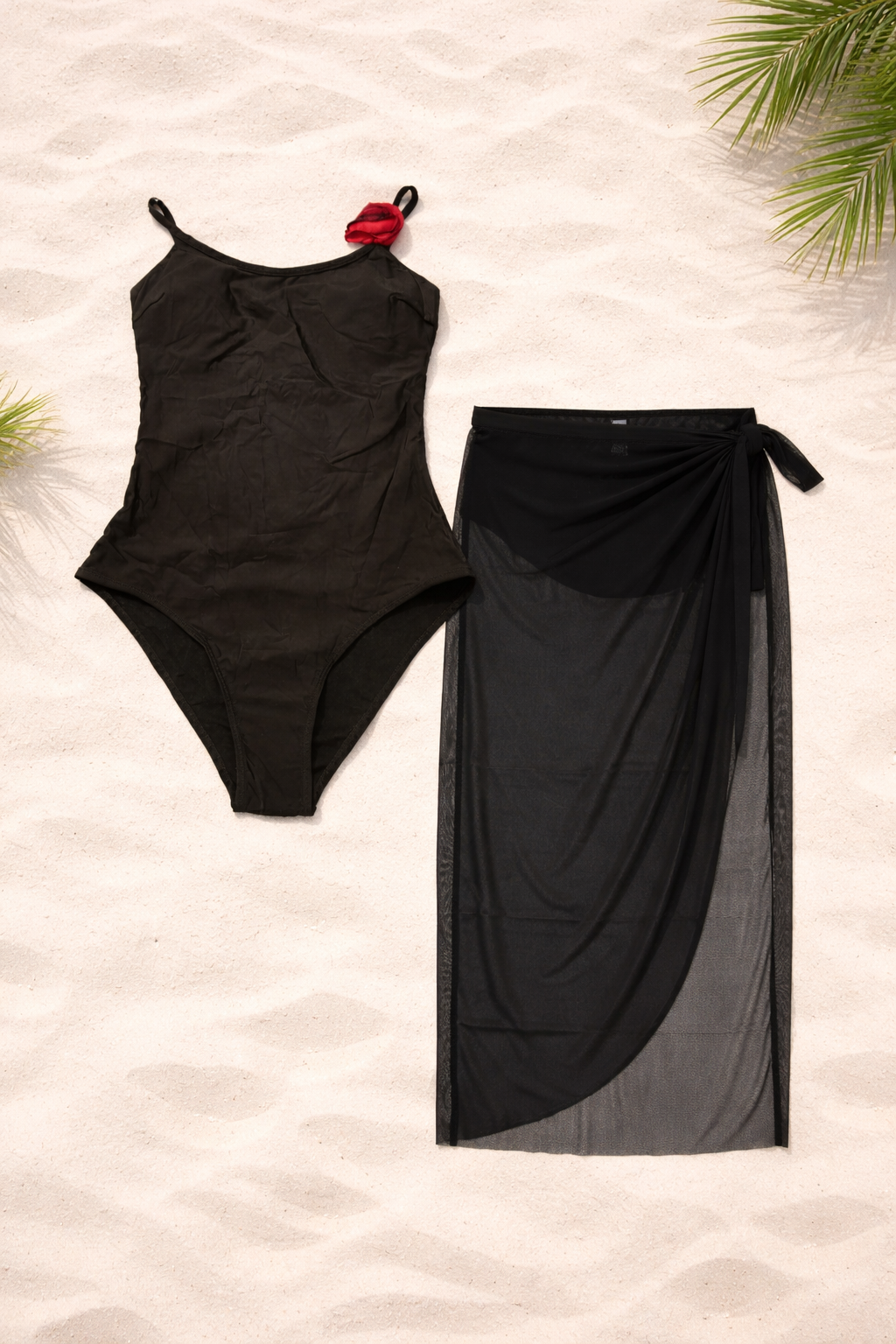 Shadow Luxe Swim & Cover-Up Set