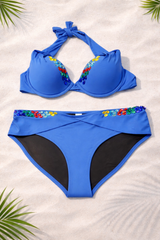 ROYAL SAPPHIRE JEWEL BIKINI SET - Kunchals