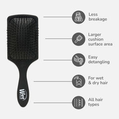 WETBRUSH PADDLE DETANGLER HAIR BRUSH-BWR831PINK