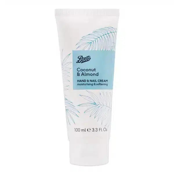 BOOTS COCNUT & ALMOND HAND & NAIL CREAM 100ML