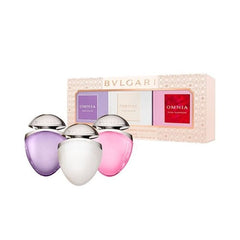 Bvlgari omnia jewel charms 3pc miniature spray travel collection gift set 45ml