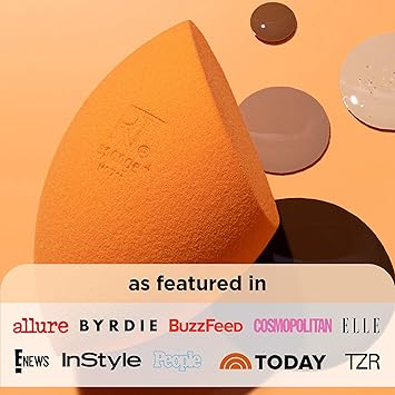 Real Techniques Level Up Brush And Sponge Kit, Makeup Brushes For Eyeshadow, Foundation, Blush, & Bronzer, Blending Sponge, Professional Quality Tools, Synthetic Bristles, 8 Piece Set