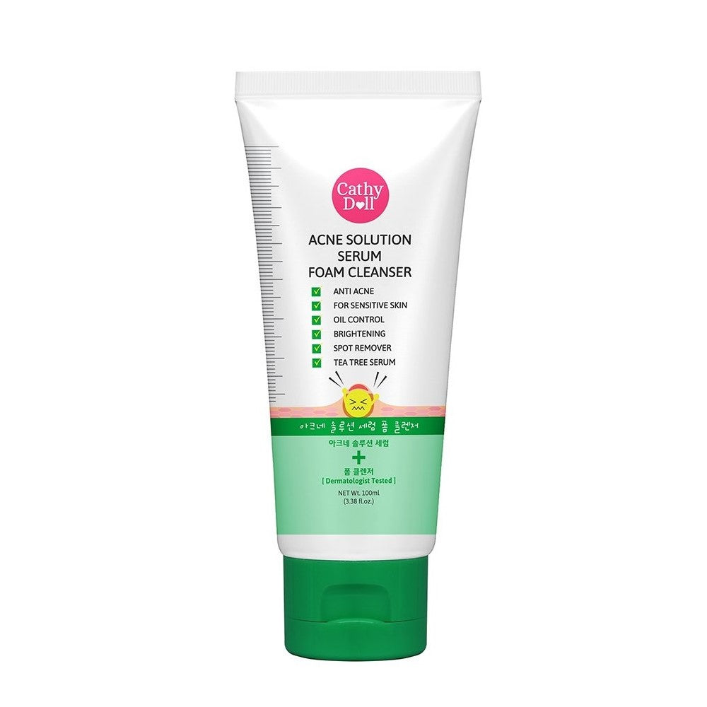 Cathy Doll Acne Solution Serum Foam Cleanser 100 ml