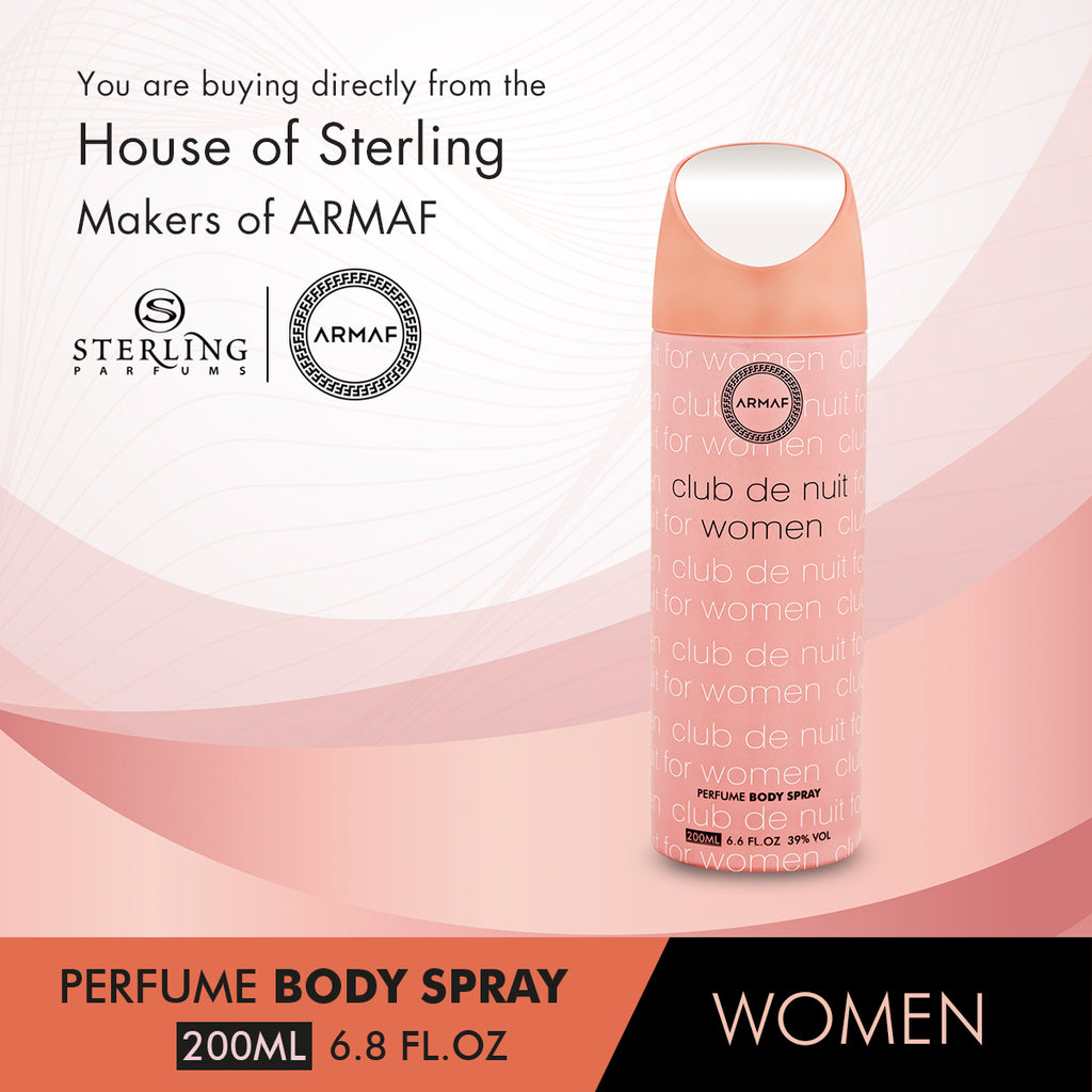 Armaf Club De Nuit Perfume Body Spray For Women - 200ML