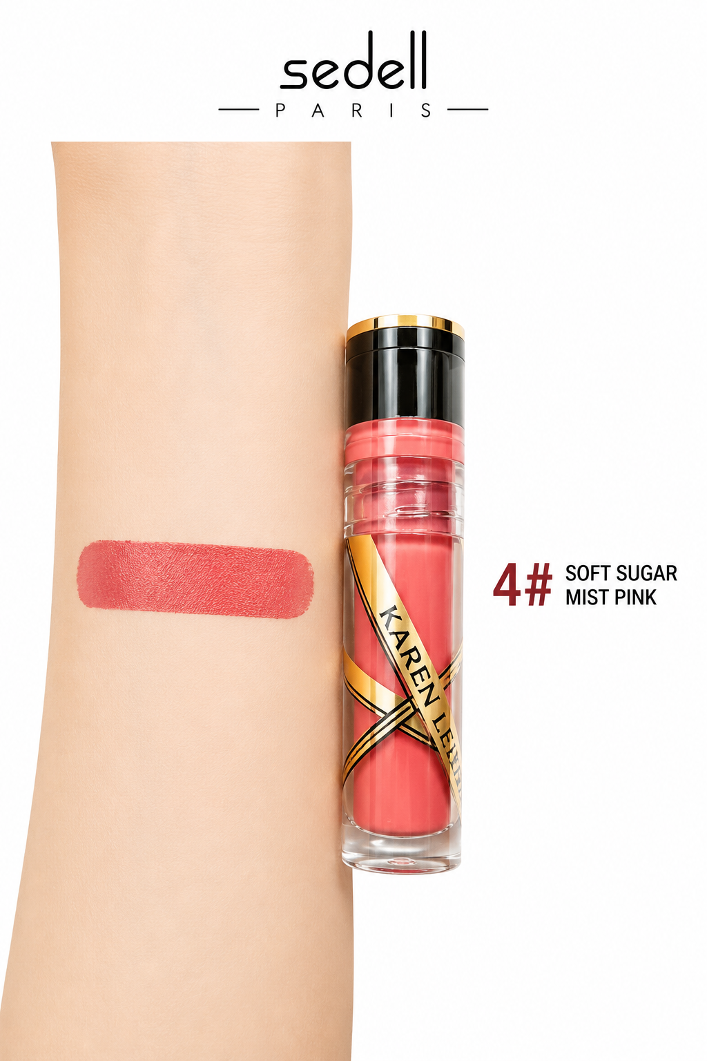 Sedell Paris karen leica liquid matte lipstick 04