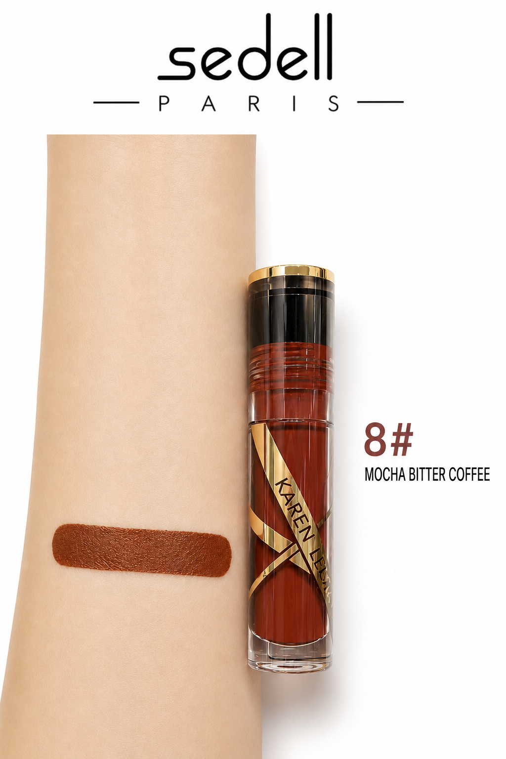 Sedell Paris karen leica liquid matte lipstick 08