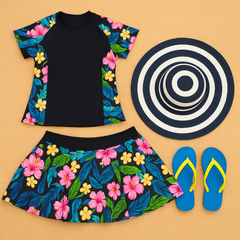 Hibiscus Paradise Swim Set