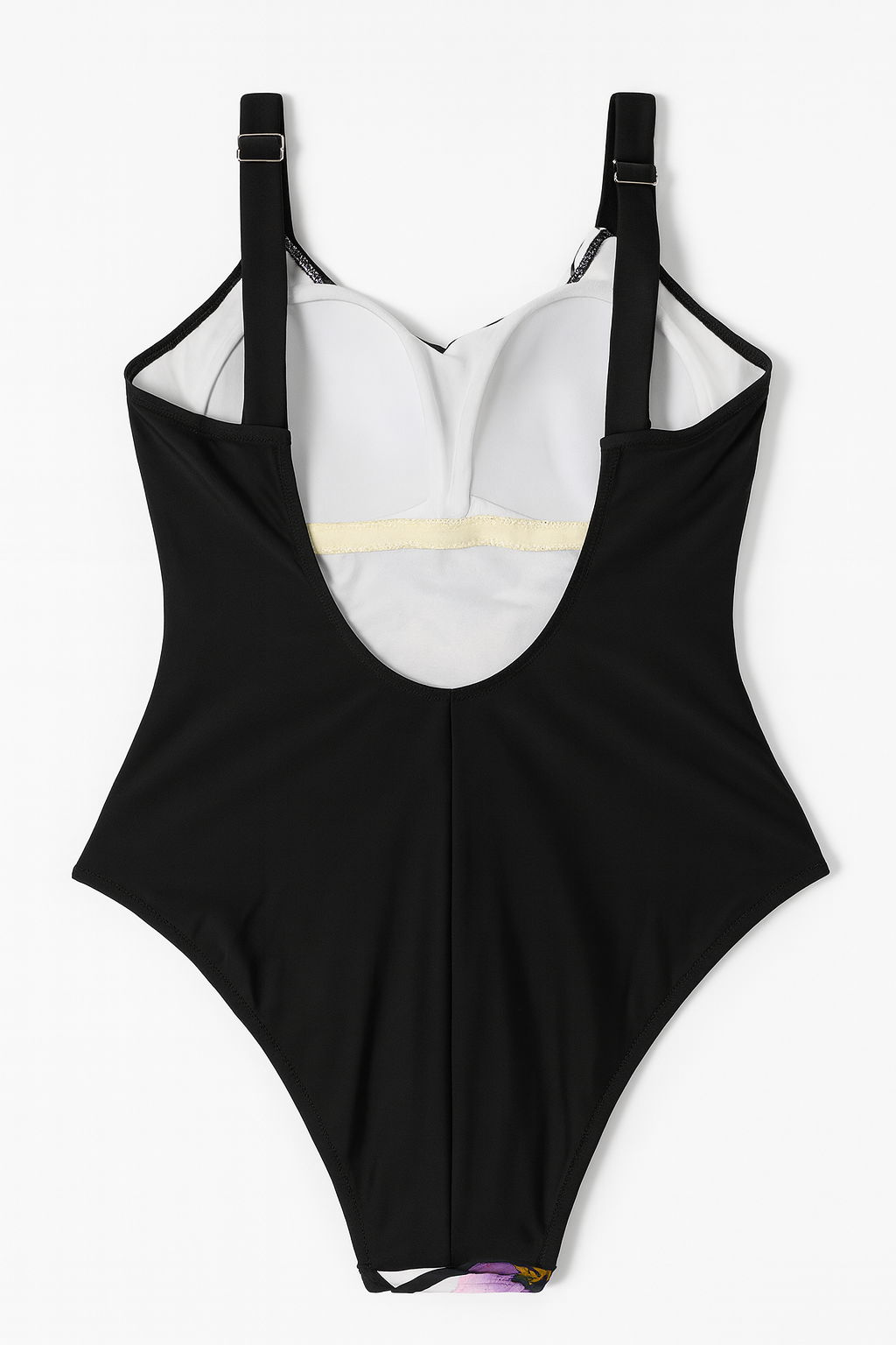 Floral Geo Print One-Piece Swimsuit