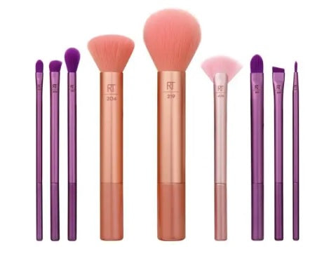 Real Techniques (0071) Insta Artist Brush Kit, Face, Cheek & Eye Brush Set, Makeup Brush Kit, For Foundation, Blush, Bronzer, Concealer, & Eyeshadow