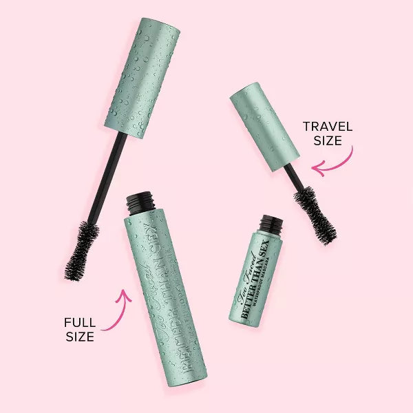 Too Faced Travel Size Better Than Sex Volumizing & Lengthening Waterproof Mascara-Ulta Beauty  8ml