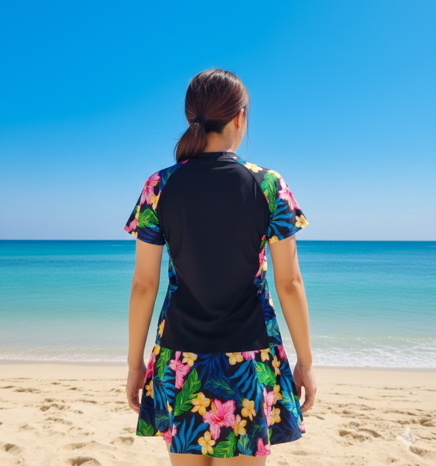 Hibiscus Paradise Swim Set