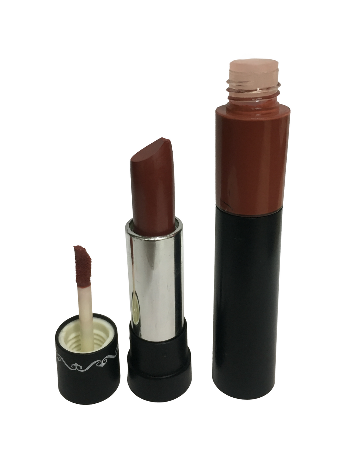 THE NUDES  Duo Matte Finish and Moisturizing Lipstick and Lip Gloss