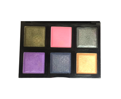 MEGAGA USA Glowish Micro Mini Natural Eyeshadow Palette Pack of 6