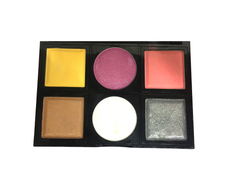 MEGAGA USA Glowish Micro Mini Natural Eyeshadow Palette Pack of 6