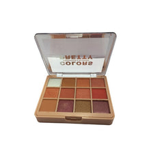 Sedell Paris 2 in 1 Colors Preety Eyeshadow and Blusher Pack of 12
