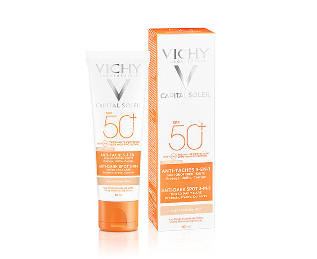 VICHY CAPITAL SOLEIL Anti-Dark Spot 3-in-1 SPF 50+ (50ML)