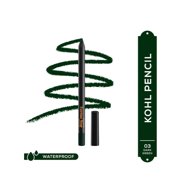 CHAMBOR EXTREME WEAR LONG LASTING KOHL 1.2G 03 DARK GREEN