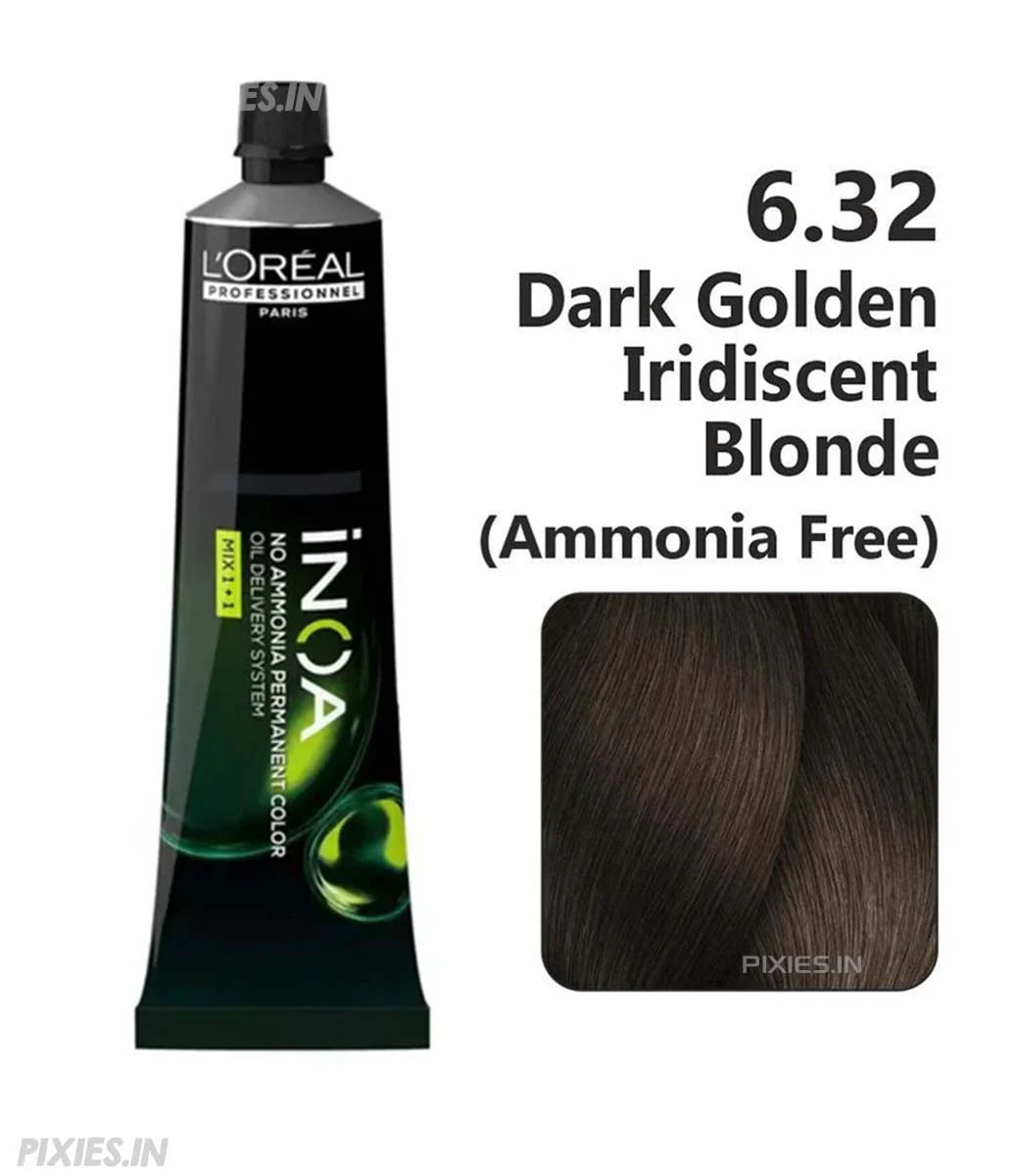 LOREAL PARIS INOA HAIR COLOR 6.32 DARK GOLDEN