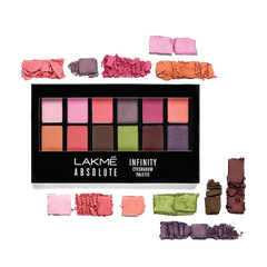 Lakme Absolute Infinity Eye Shadow Palette, Pink Paradise 12 g