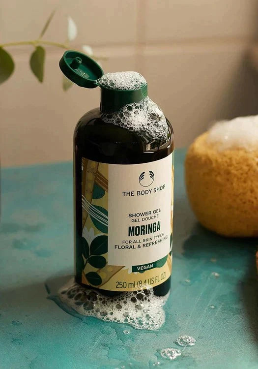THE BODY SHOP FLORAL & REFRESHING MORINGA SHOWER GEL 250ML - Kunchals