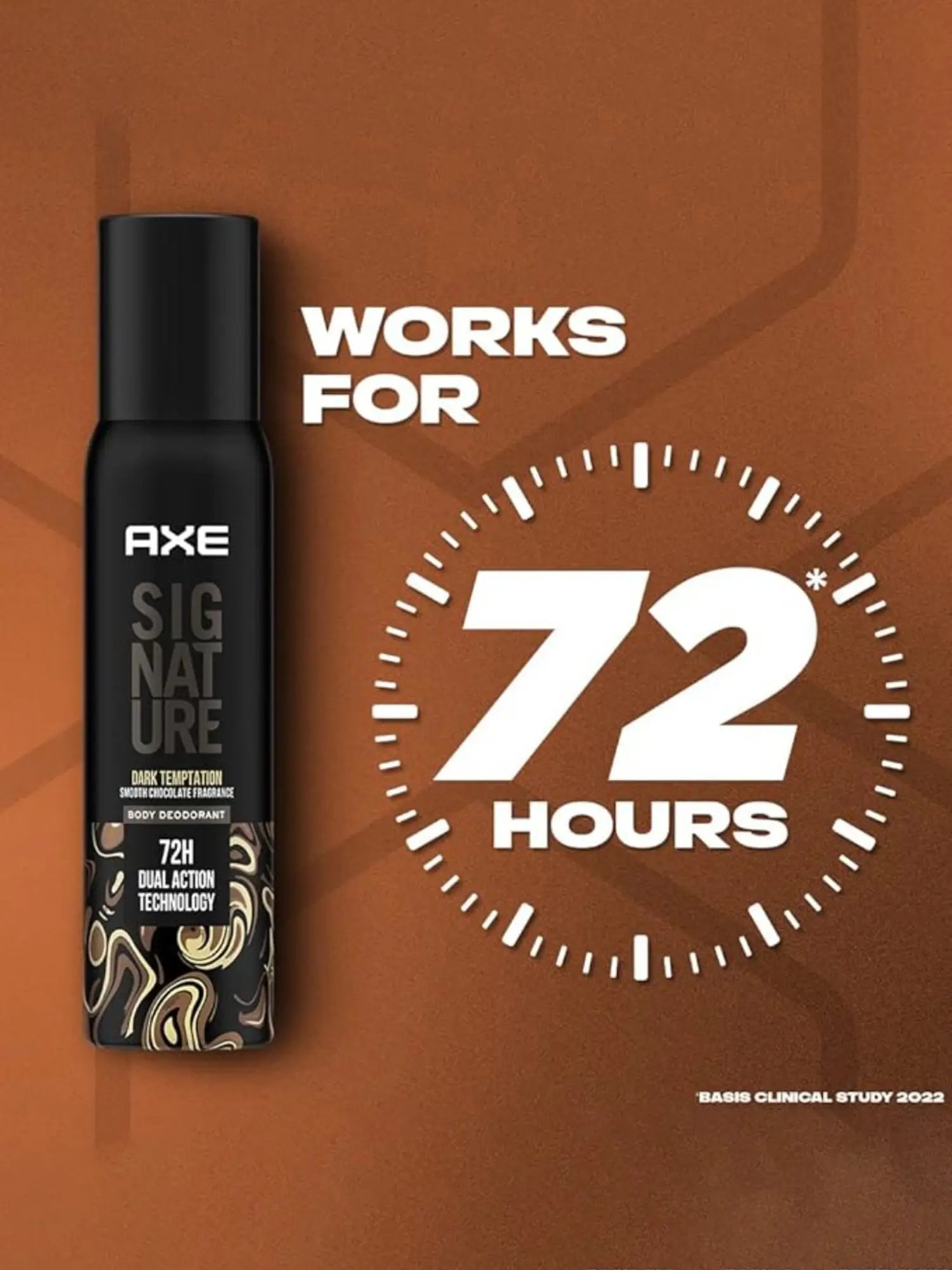 AXE SIGNATURE 72H DARK TEMPTATION BODY DEODORANT 122ML
