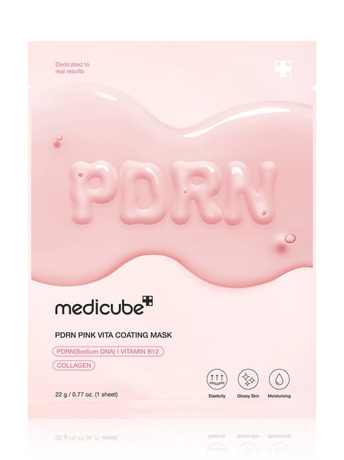 MEDICUBE PDRN PINK VITA COATING MASK VITAMIN B12 COLLAGEN - 22G