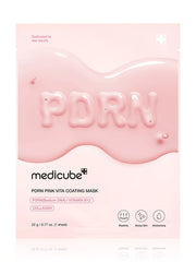MEDICUBE PDRN PINK VITA COATING MASK VITAMIN B12 COLLAGEN - 22G