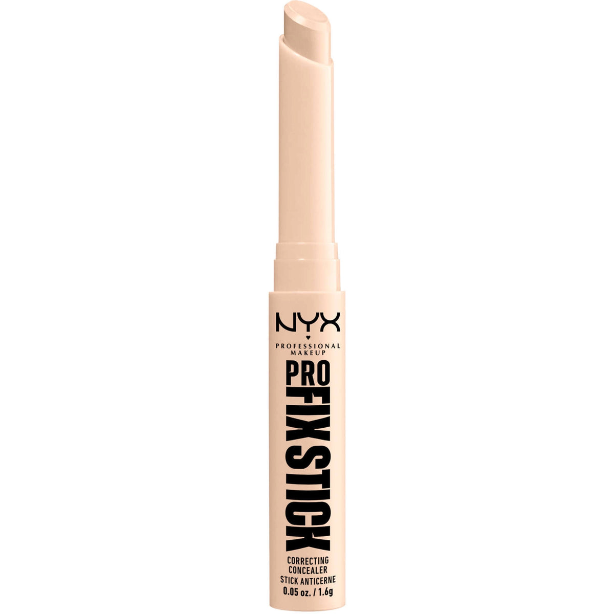 NYX Pro Fix Stick Concealer Vanilla – Infused with Hyaluronic Acid, Creamy Texture, 12 Hour Wear