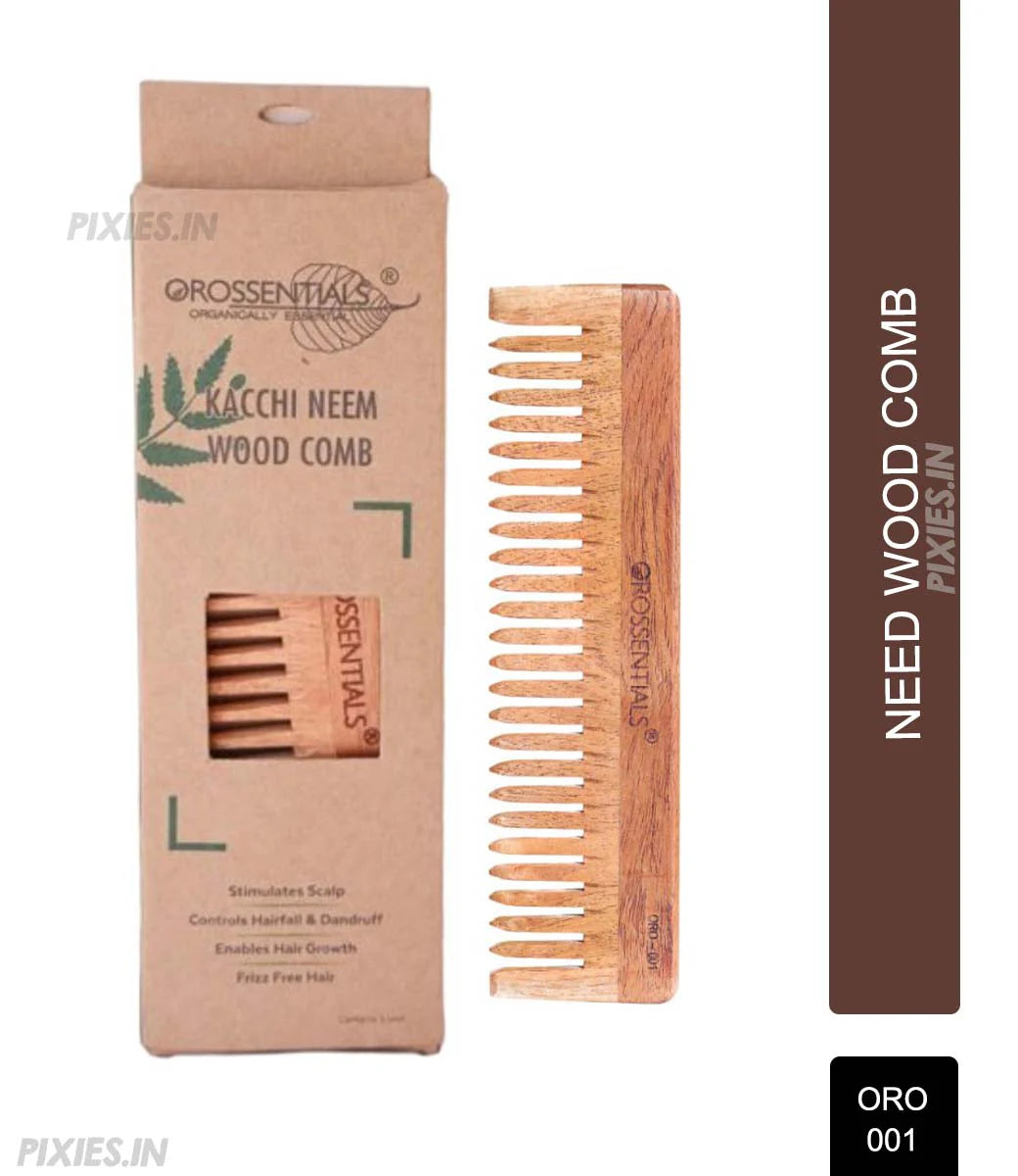 OROSSENTIALS KACCHI NEEM WOOD COMB ORO-001 - Kunchals